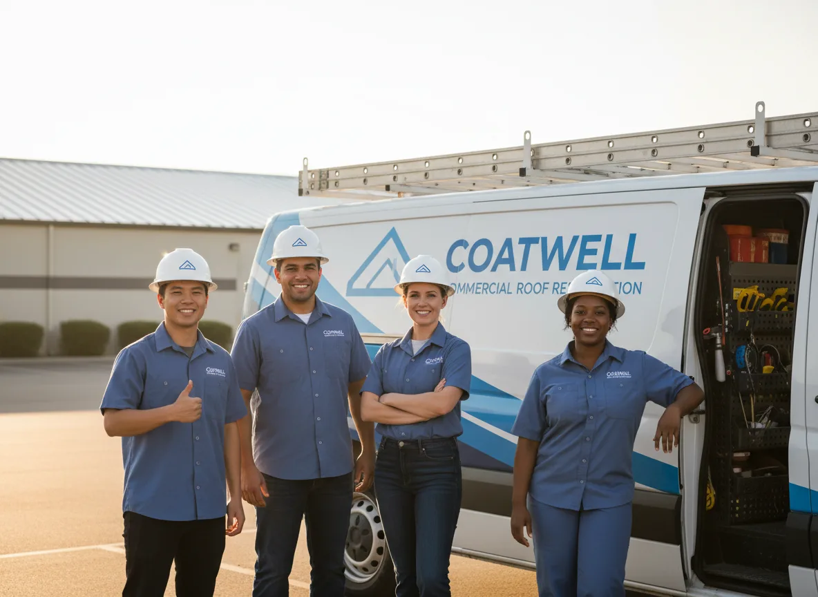 Commercial roof coating company in Dundee, OR